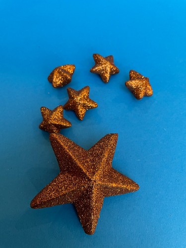 Bastelbedarf sterne kupfer - ,