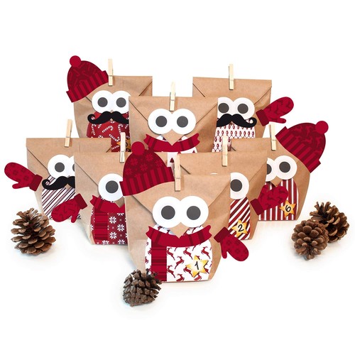 Bastelset christmas owl - bastelset, "christmas