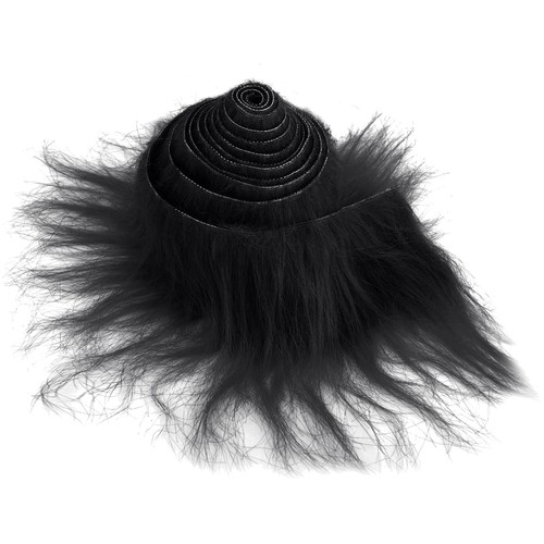 Kunstfell fur stoff schwarz - kunstfell,