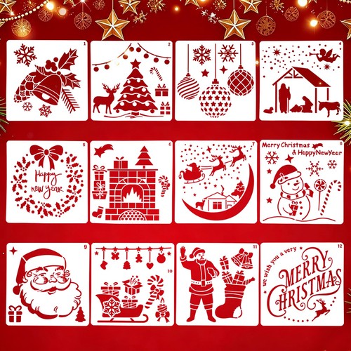 Weihnachtsschablonen - , 12