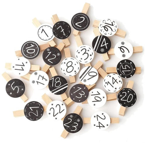 Adventskalenderzahlen holz - adventskalenderzahlen,