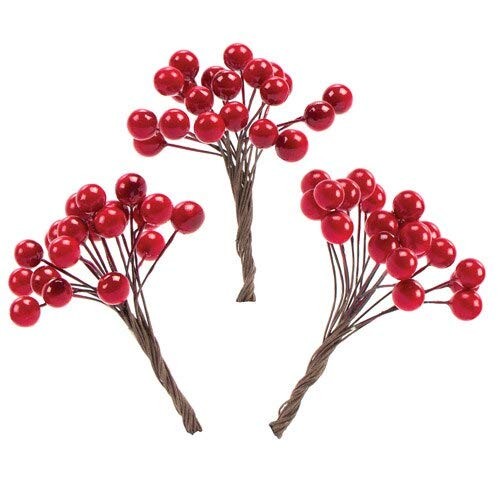 Künstliche rote beeren 100 - künstliche,